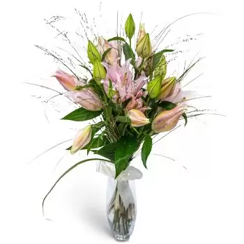 Марианка цветя- Букет от кралски лилии Цвете Доставка
