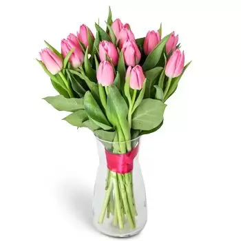 Vysoka pri Morave kukat- Vaaleanpunainen unelmakimppu Kukka Toimitus