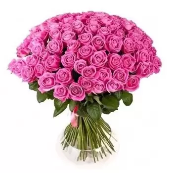 Rovinka kukat- Iloinen Pinkki Kukka Toimitus