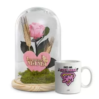 Cordoba-virágok- Rózsaszín és bájos Virágkötészeti csokor