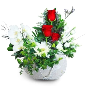 fleuriste fleurs de Faro- Composition Florale1