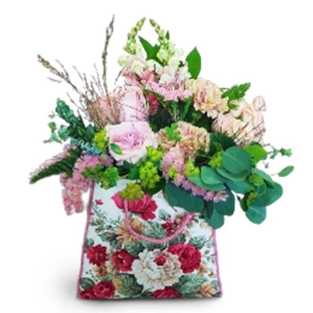 Alcafache-virágok- dekoratív elrendezés Virág Szállítás