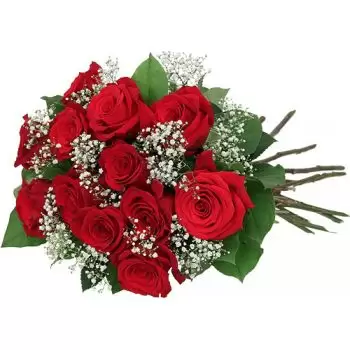 ดอกไม้ เซนต์ลูเซีย - รักสีแดง ดอกไม้ จัด ส่ง