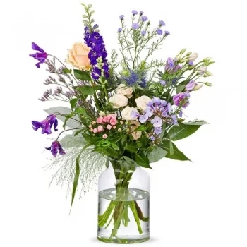 بائع زهور التيفير- بوكيه جميلة زهرة التسليم