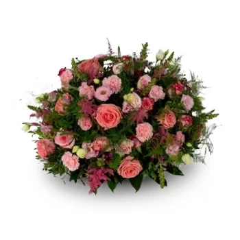 Almere bunga- Warna pink Biedermeier Bunga Pengiriman