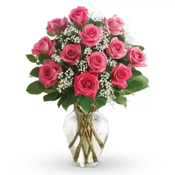 Λέιθουμ λουλούδια- Ροζ απόλαυση Λουλούδι Παράδοση