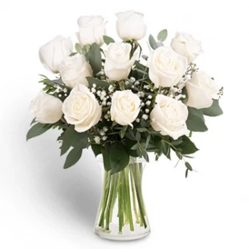 Thành Phuố Uông Bí blomster- Frisk hvit Blomst Levering