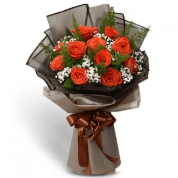 Pleiku (andre) blomster- Romantisk kombinasjon Blomst Levering