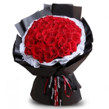Long Xuyên flowers  -  Deep Red Flower Delivery
