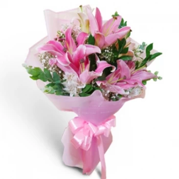 Haiphong (andre) blomster- Rosa lidenskap Blomst Levering