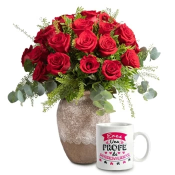 Benidorm Blumen Florist- Geschenkpackung Blumen Lieferung