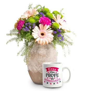 Торокс Коста цветя- цветя и чаша Цвете Доставка