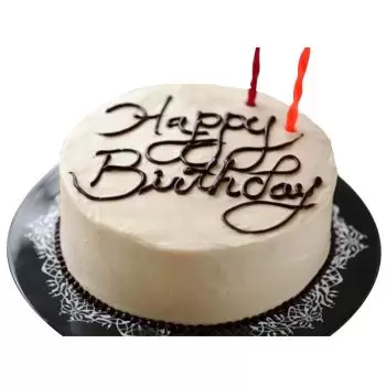 Sumatra online bloemist - Happy Birthday Cake Boeket