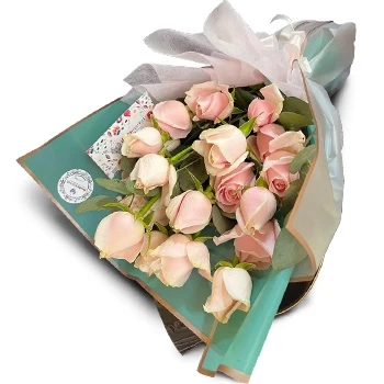 Sapka Malheureux-virágok- Lágy árnyalatok Virág Szállítás