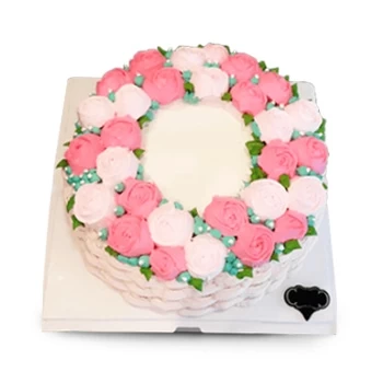 Виетнам цветя- Торта Розов океан Цвете Доставка