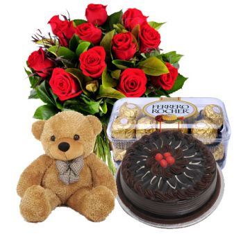 cake and teddy delivery