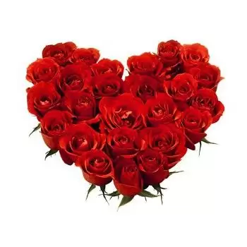 بائع زهور تاسيكمالايا- الرغبة في قلوب زهرة التسليم