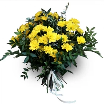 بائع زهور أ-دو-بينتو- أصفر نابض بالحياة زهرة التسليم