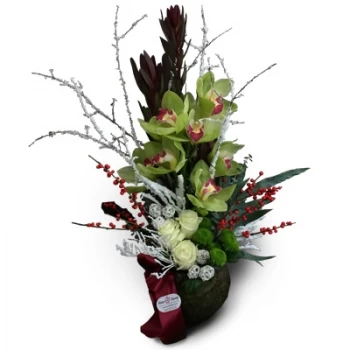 Carcavelos online Blomsterhandler - glædelig jul Buket
