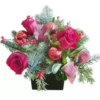 fleuriste fleurs de Bendals / Emanuel / Greencastle- Rose festive Bouquet/Arrangement floral