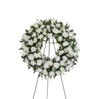 Curacao flowers  -  Forever Peace Wreath Flower Delivery