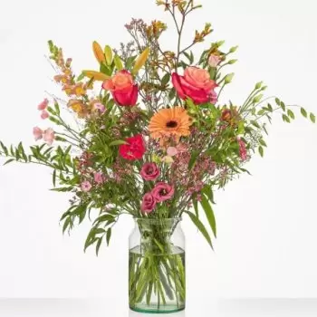 קופנהגן פרחים- זר קטיף עליז זר פרחים/סידור פרחים