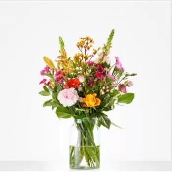 בורגרבריג פרחים- זר קטיף עליז פרח משלוח