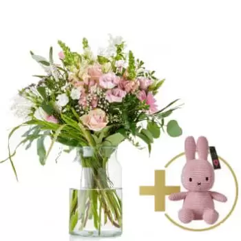 Boekelo-west Blumen Florist- Willkommen Mädchen Bouquet Blumen Lieferung