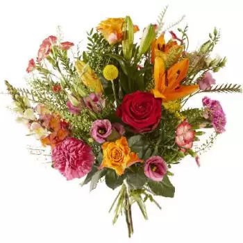 fiorista fiori di Copenaghen- Allegro bouquet di campo Fiore Consegna