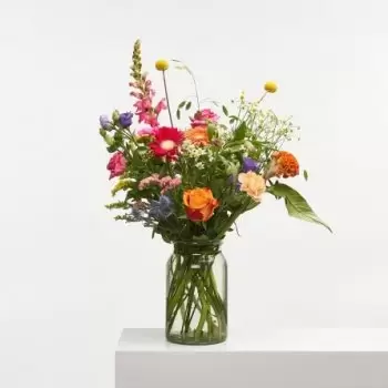 flores Copenhague floristeria -  Bouquet colorido elegido Ramos de  con entrega a domicilio