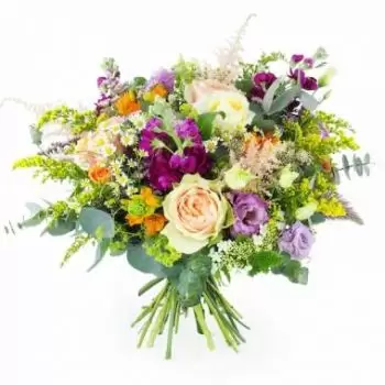 Les Moneghetti flowers  -  Colorful country bouquet Lisbon Flower Delivery