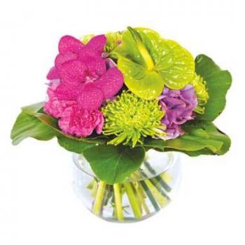 Монпелие цветя- Будоарен букет от цветя Цвете Доставка