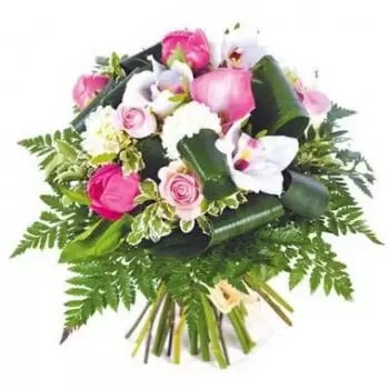 נאנט פרחים- זר פרחים קריביים פרח משלוח