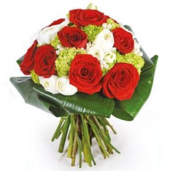 Τουλούζη λουλούδια- Μπουκέτο με άνθη κερασιάς Λουλούδι Παράδοση