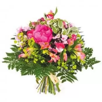 אגון-קוטנוויל פרחים- זר פרחים בקע פרח משלוח