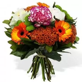 אבונקורט פרחים- זר פרחים טריים של דרלינג פרח משלוח