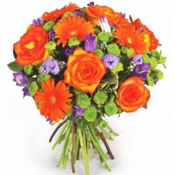 Лион цветы- Величественный букет цветов Цветок Доставка
