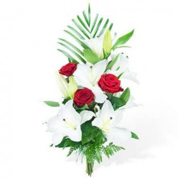 Aingeville Blumen Florist- Blumenstrauß Geheimnis der Rosen Blumen Lieferung