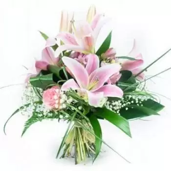 Le Havn Online blomsterbutikk - Blomsterbukett Rosa Lys Bukett