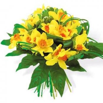 flores de Marselha- Spring Delight Daffodils Bouquet Flor Entrega