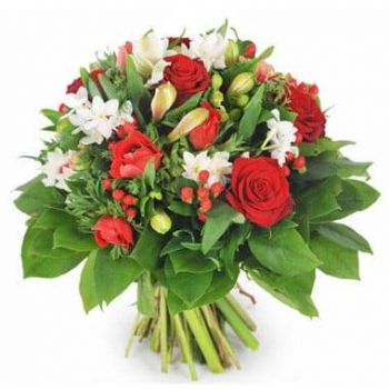 Παρίσι λουλούδια- Gentleman εποχιακό μπουκέτο Λουλούδι Παράδοση