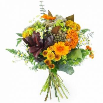 fleuriste fleurs de Réunion- Bouquet longue tige automnal Rome Fleur Livraison
