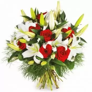 fleuriste fleurs de Gros Morne- Bouquet rond Délicatesse Fleur Livraison