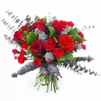 Ablancourt Blumen Florist- Frankfurter bezaubernder runder Strauß Blumen Lieferung