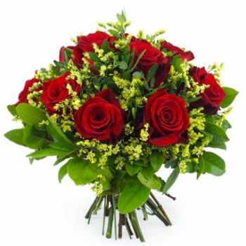 بائع زهور بوردو- باقة هلسنكي المستديرة زهرة التسليم