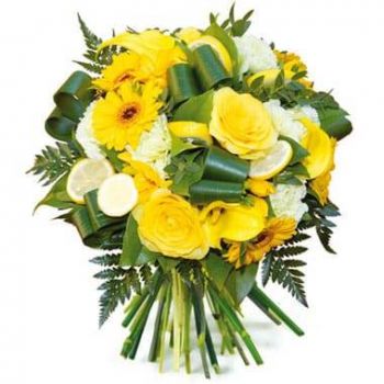 Albas Blumen Florist- Unerwarteter runder Strauß Blumen Lieferung