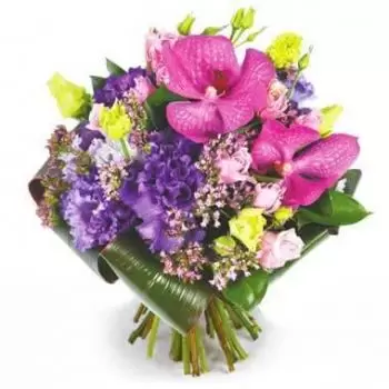 Montravel bunga- Mutiara O sejambak bulat Bunga Penghantaran