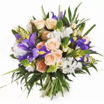Marseille Toko bunga online - Buket bundar ratu Karangan bunga