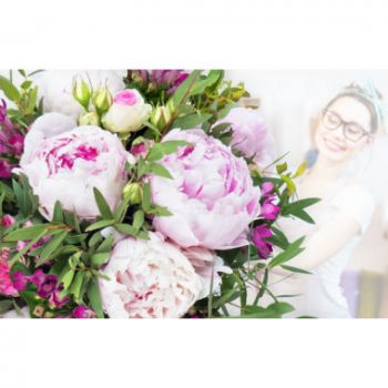 flores de Marselha- Buquê surpresa com peônias Flor Entrega