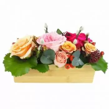 Reunion flowers  -  Sao Polo rose elongated composition Flower Delivery